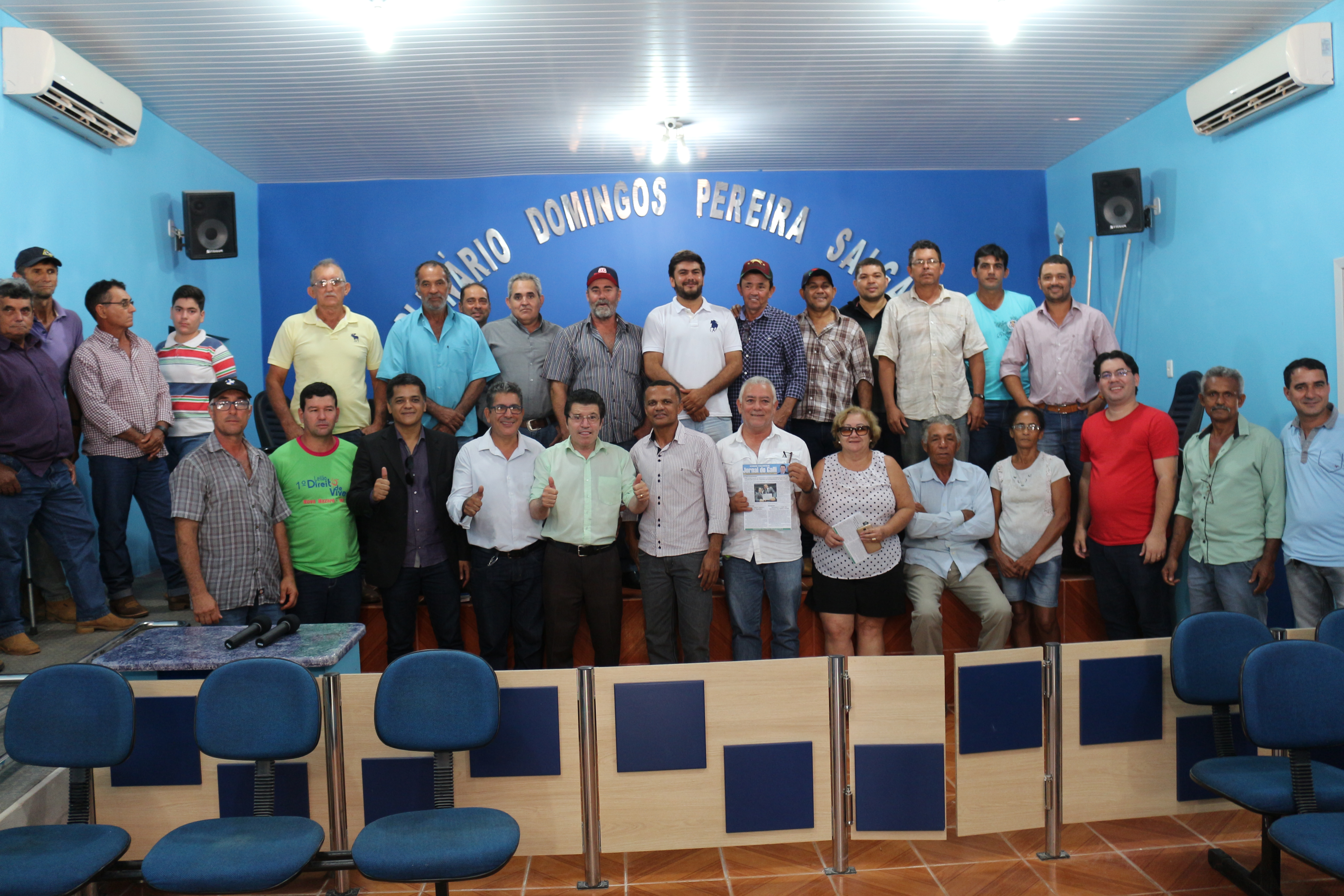 DEPUTADO FEDERAL VICTÓRIO GALLI/PSL-MT VISITA NOVA NAZARÉ.