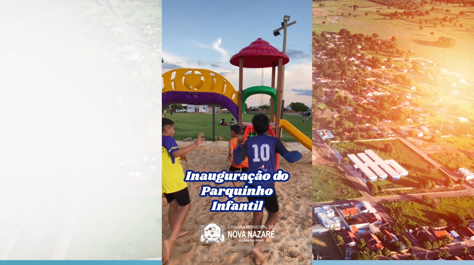 Parquinho Infantil é Entregue à População de Nova Nazaré