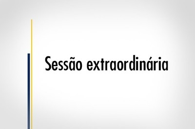 Sessão Extraordinária