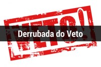 VEREADORES DERRUBAM O VETO DO PREFEITO POR UNANIMIDADE.